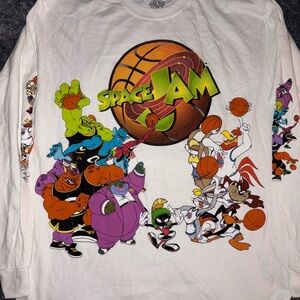 Space Jam Graphic Long Sleeve Shirt